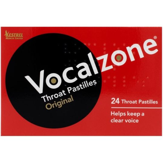 Vocalzone Throat Pastilles (All Flavours) - 24 Pack