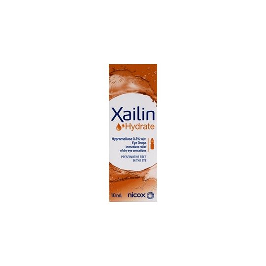 Xailin Hydrate Hypromellose 0.3% w/v Eye Drops - 10ml