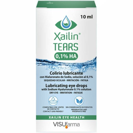 Xailin Tears 0.1% HA Eye Drops – 10ml